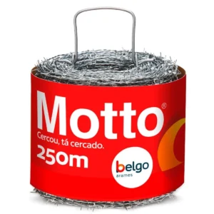ARAME FARPADO MOTTO BELGO 250 MTS
