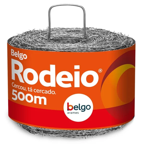 ARAME FARPADO RODEIO BELGO 500 MTS