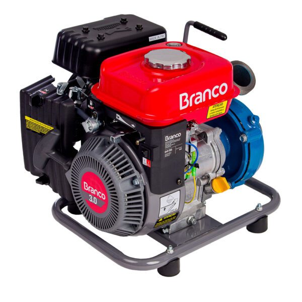 Motobomba Centrífuga Gasolina De 2 2237w 3cv Branco B4t704
