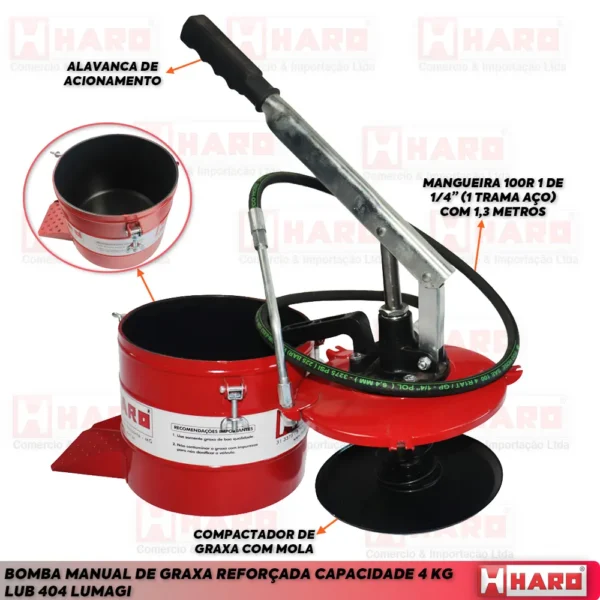 BOMBA PARA GRAXA LUMAGI 4KG LUB 404 - Image 3